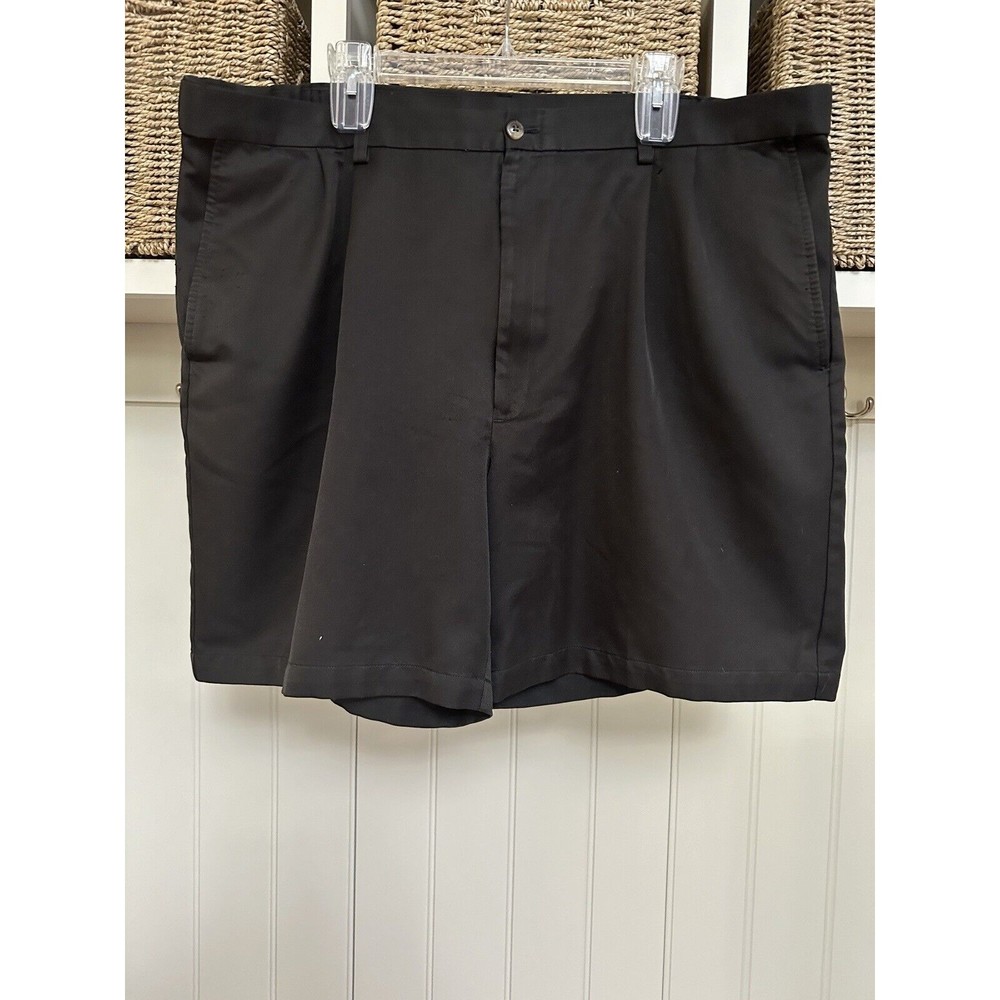 TWO Haggar Mens Walking Bermuda‎ Shorts, Colors Black & Navy - Size 42 - Picture 4 of 6